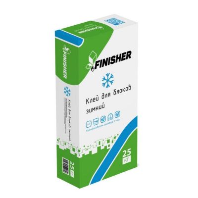 Клей для блоков Finisher Зима 25 кг в Туле