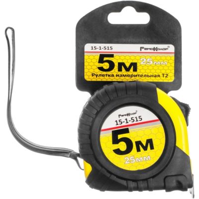 Рулетка "Т2" 5м/25мм Hobbi 15-1-515 в Туле