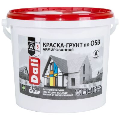 Краска-грунт  DALI по OSB БАЗА А 6 кг (1) Рогнеда																														 в Туле
