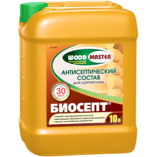 Биосепт антисептический состав Woodmaster 10л (1) Рогнеда