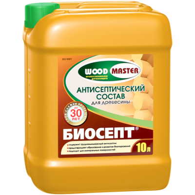 Биосепт антисептический состав Woodmaster 10л (1) Рогнеда в Туле