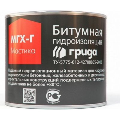 Мастика битумная МГХ-Г 2кг (1/210) "Грида" в Туле