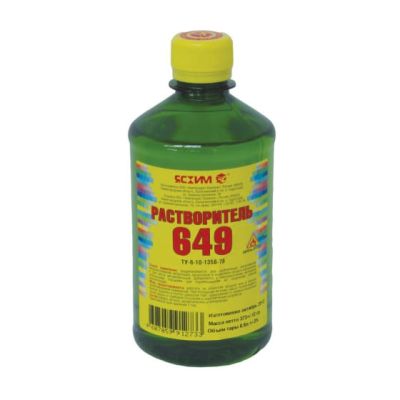 Растворитель 649 0,5л (25) (ПЭТ) Ясхим Новгород в Туле