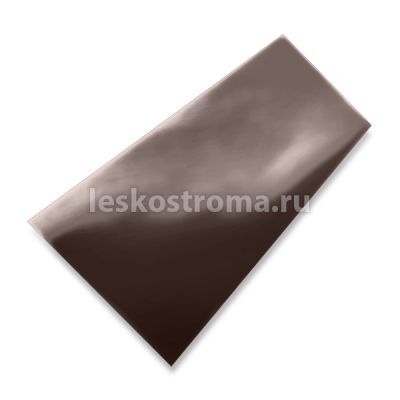 Лист гладкий Эконом 2000*1250 Шоколадно-коричневый (RAL 8017) в Туле