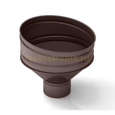 Воронка 100 оцинкованная 0.50 (RAL 8017) в Туле