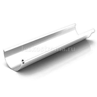 Желоб 1250 оц 0.50 (RAL 9003) двустор в Туле