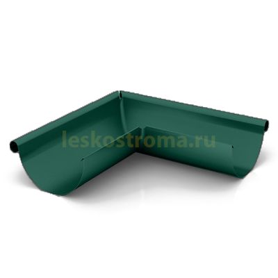 Желоб угловой наружний штамп оц 0.50 (RAL 6005) в Туле
