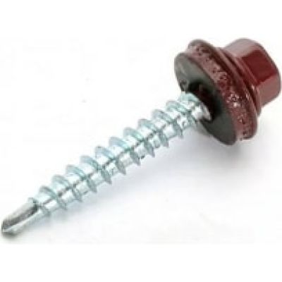 Саморез кровельный 4,8*29 RAL (3011) красно-коричневый в Туле