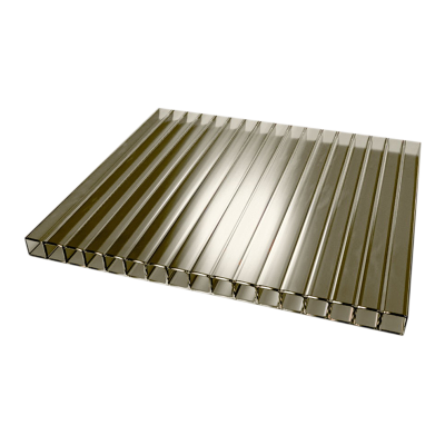Сотовый поликарбонат UltraPlast 6х2100х6000 (бронза) в Туле