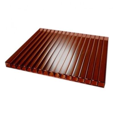 Сотовый поликарбонат UltraPlast 6х2100х6000 (коричневый) в Туле