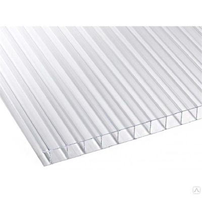 Сотовый поликарбонат UltraPlast 6х2100х6000 (прозрачный) в Туле