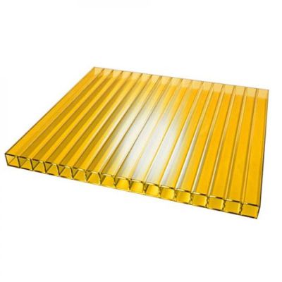 Сотовый поликарбонат UltraPlast 6х2100х6000 (оранжевый) в Туле